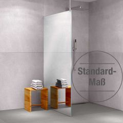 Glas-Duschabtrennung Klarglas einseitig vollflächig verspiegelt